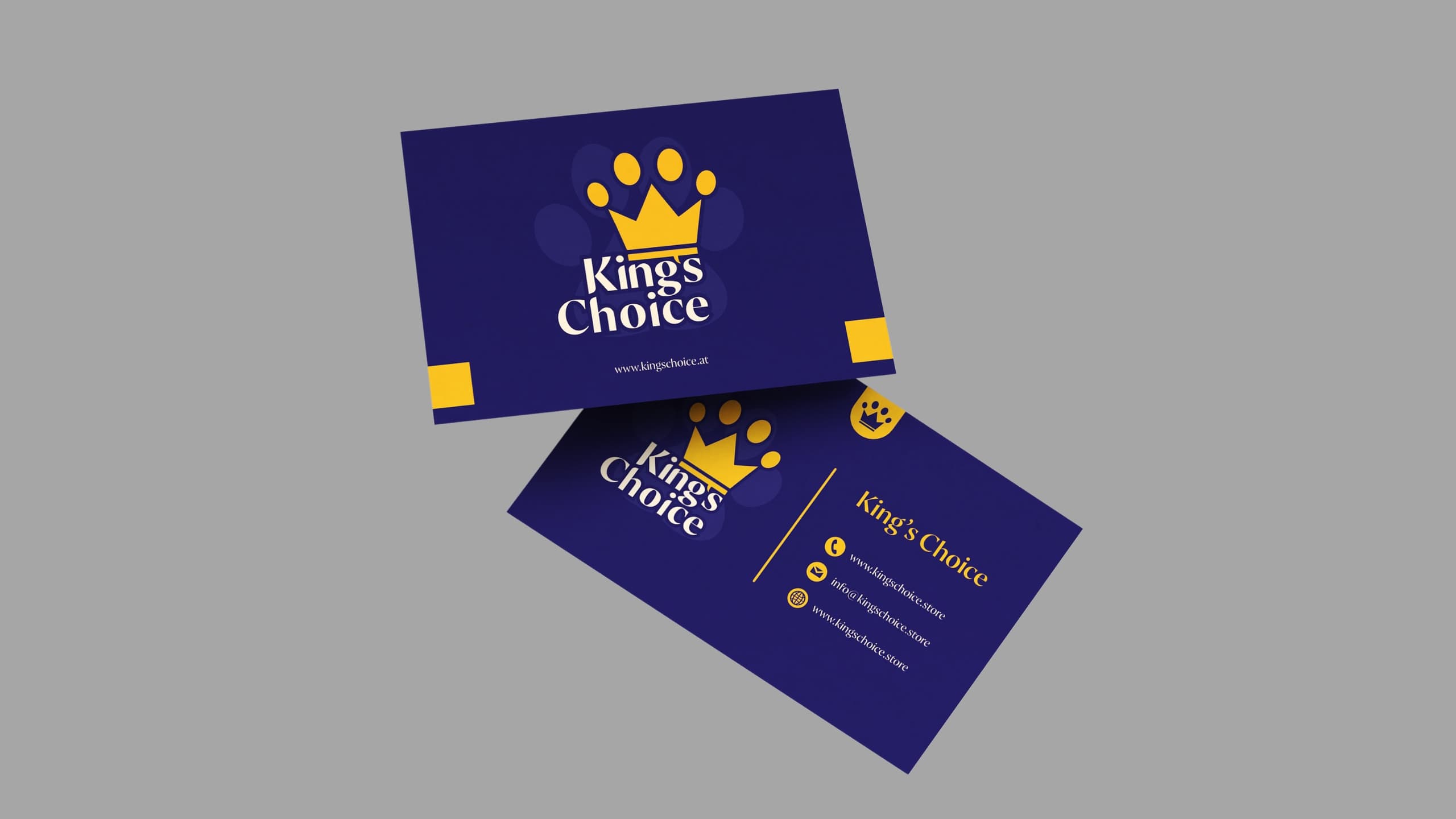 King's Choice Business Card Design